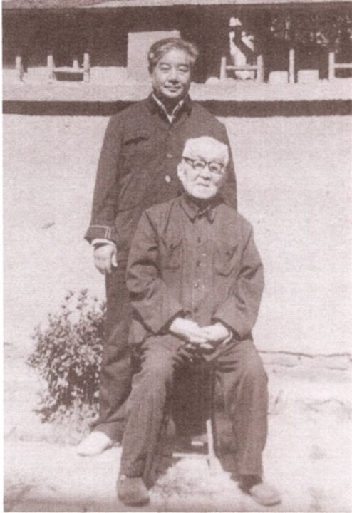 Liu ChengDe with Hong Junsheng at the Bai Shi ceremony